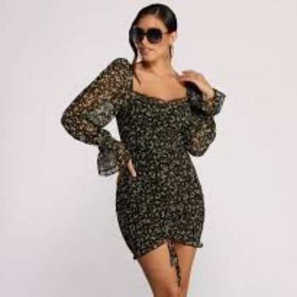 Hey Babe Boutique Brand Love of Florals Cinched Smocked Daisy Print - NW… - Picture 13 of 13